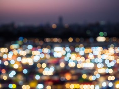 Soyut dairesel bokeh arkaplanı