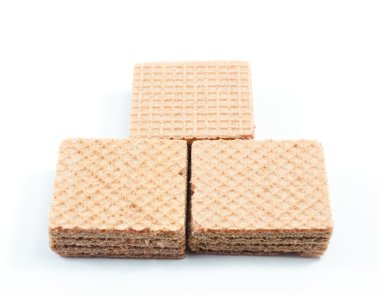 Çikolatalı gofret yığını