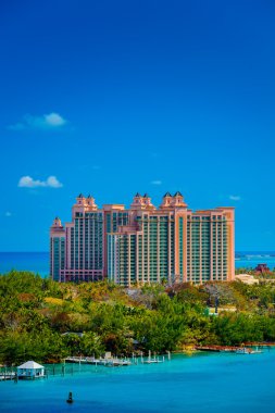 Atlantis Resort Hotel Nassau Bahamalar için günbatımı