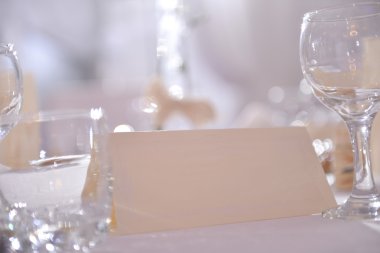 Düğün günü kartında yer