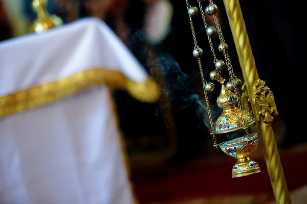 Censer hung in the church — Stock Photo, Image