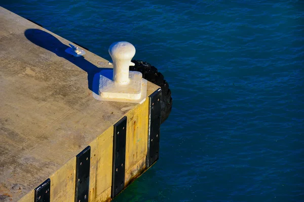 Pier in the mooring sun — Stock Photo, Image