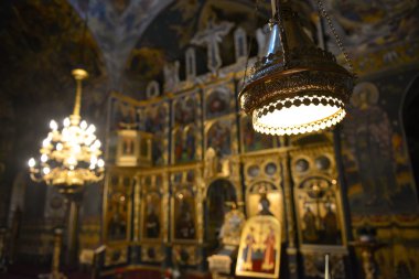 Harika iç tavan bir Ortodoks Kilisesi