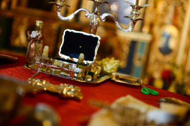 Tablo vaftiz için hazır