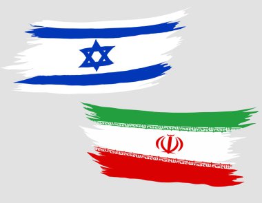 Dünya Savaşı 'nı Tetikleyen Semboller olarak İsrail ve İran Bayrakları