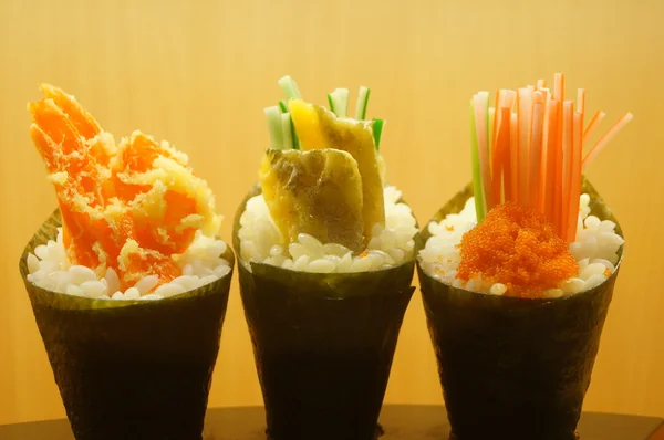 Modell a japán sushi — Stock Fotó