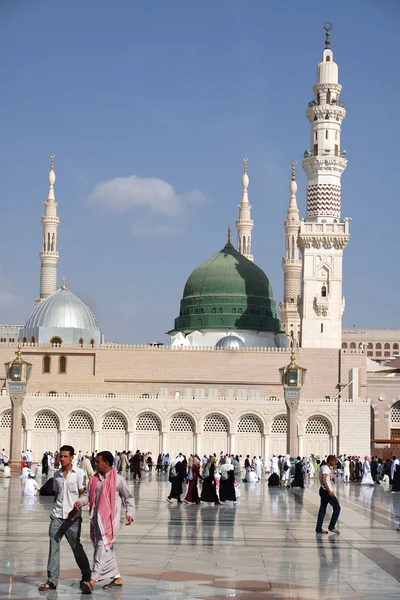 Mezquita Nabawi, Medina, Arabia Saudita — Foto de Stock