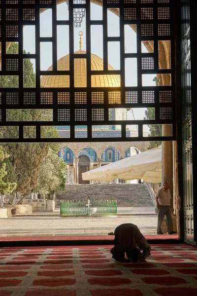 Meczet Al Aksa w Jerozolimie, 3 najświętsze miejsce w islamie. — Zdjęcie stockowe