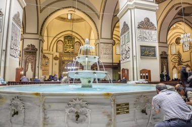 Tarihi çeşme Bursa Ulu Camii