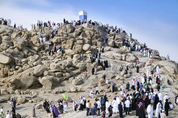 Mount Arafat barmhärtighet (Jabal Rahmah) — Stockfoto