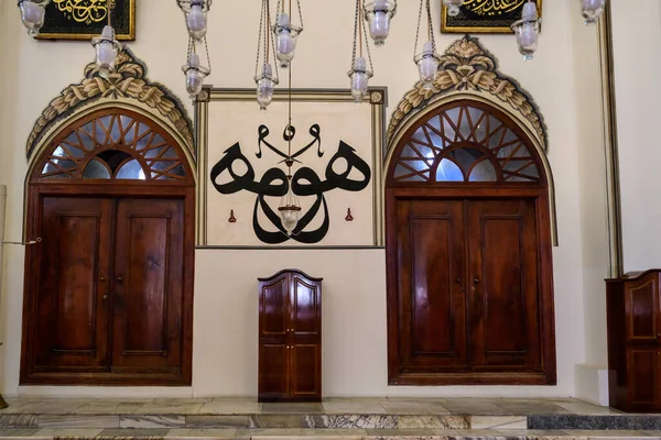 Bursa Turquia Julho Uma Vista Interior Grande Mesquita Ulu Cami — Fotografia de Stock