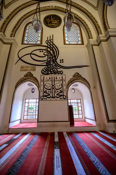 Bursa Turkey Července Vnitřní Pohled Velkou Mešitu Ulu Cami 2020 — Stock fotografie