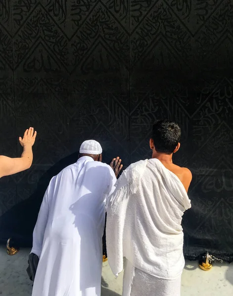 Mecca Arabia Saudita Junio Hombrero Padre Que Circunvala Kaaba Junio — Foto de Stock