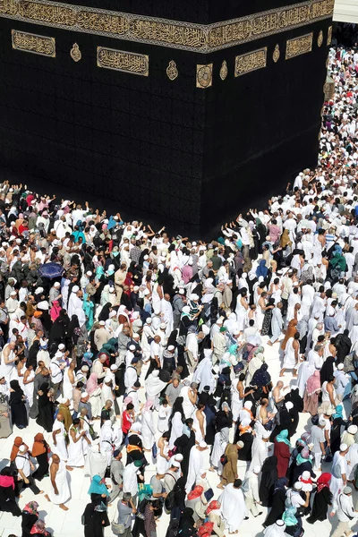 Makkah kaaba pielgrzymki muzułmanów — Zdjęcie stockowe