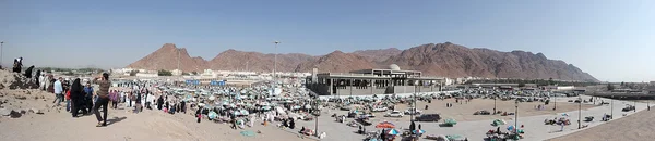 Uhud mountain är en historisk plats i islamisk historia. — Stockfoto