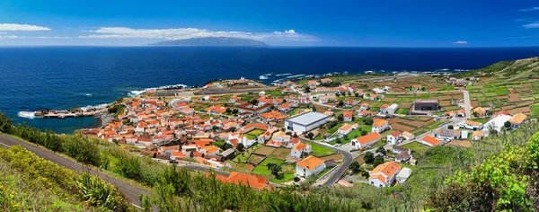 Panoramatický Výhled Vila Corvo Corvo Island Azory — Stock fotografie