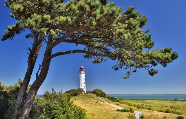 Lighthouse near Kloster (Island Hiddensee - Germany) — Stock Photo, Image