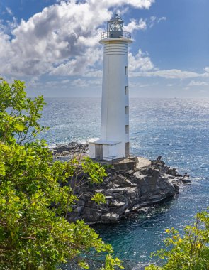 Deniz feneri Vieux-Fort - Karayip adası Guadeloupe