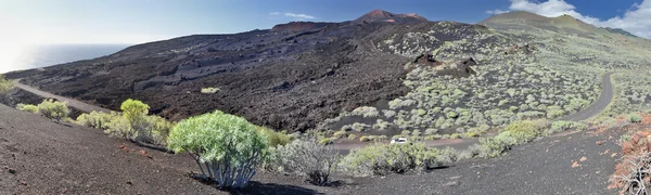 Vista paisagem perto de Fuencaliente (La Palma, Ilhas Canárias ) — Fotografia de Stock