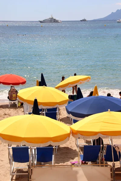 Beaches of Cannes, France — Stock Photo, Image
