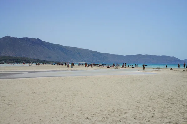 Красивые пляжи Элафониси — стоковое фото