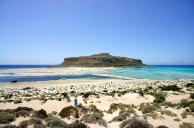 Gramvousa güzel plajları