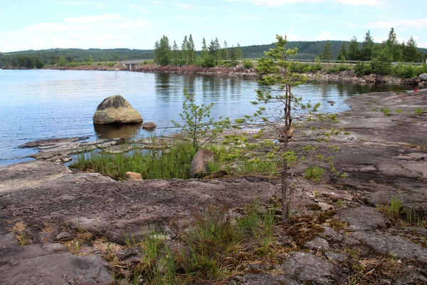 Hermosa naturaleza salvaje de Finlandia — Foto de Stock