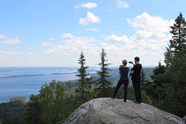 Krásná příroda, Finska, Koli — Stock fotografie