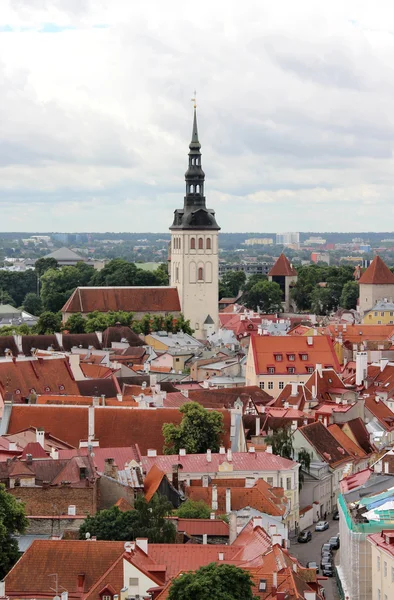 Belo panorama de Tallin, Estónia — Fotografia de Stock