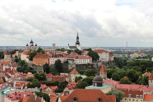 Nádherné panorama Tallin, Estonsko — Stock fotografie