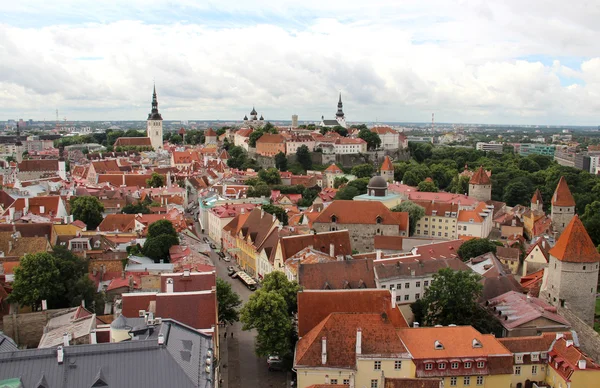 Belo panorama de Tallin, Estónia — Fotografia de Stock