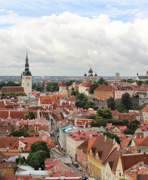 Belo panorama de Tallin, Estónia — Fotografia de Stock