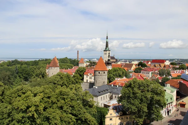 Nádherné panorama Tallin, Estonsko — Stock fotografie