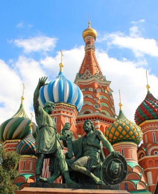 Saint Basil Katedrali kubbe, Moskova, Rusya Federasyonu