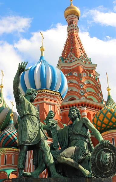 Saint Basil Katedrali kubbe, Moskova, Rusya Federasyonu — Stok fotoğraf