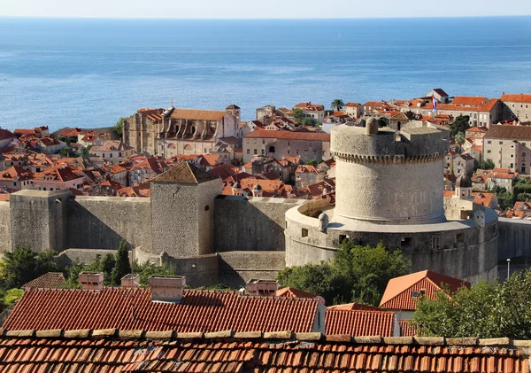 Вид на Дубровник, Хорватия — стоковое фото