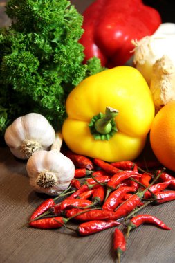 Güzel, taze, canlı sebze karışımı