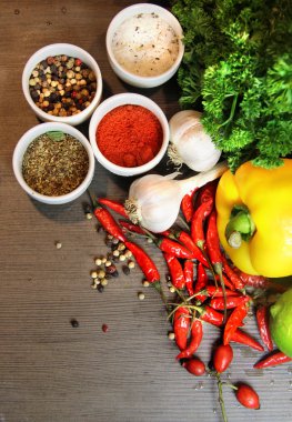 Güzel, taze, canlı sebze karışımı