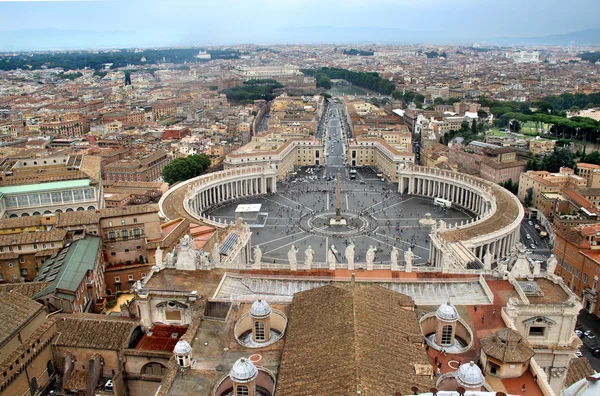 Krásné panorama z Vatikánu, Itálie — Stock fotografie