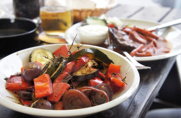 Grilled vegetables with spices — Stock Photo, Image