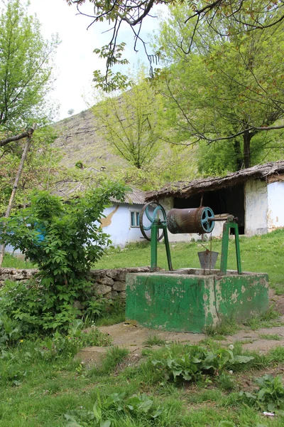 Nature and empty village in Moldova — Stock Photo, Image