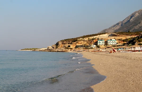 Dhermi, Arnavutluk muhteşem sahilleri — Stok fotoğraf