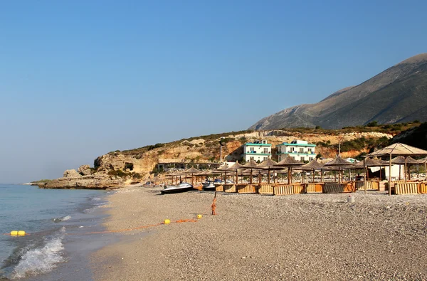 Incredibili spiagge di Dhermi, Albania — Foto Stock