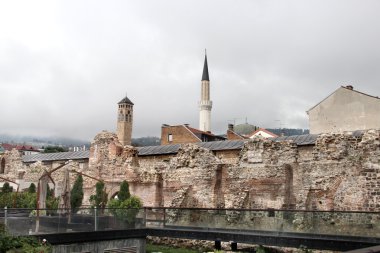 Saraybosna Şehir Merkezi güzel görünümü