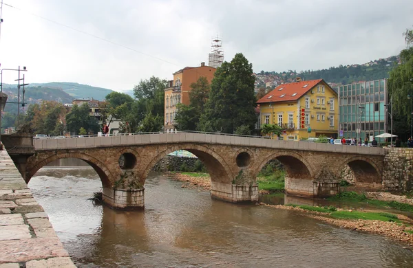 До центру міста Сараєво, Боснія і Герцеговина — стокове фото