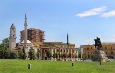Şehir merkezini Tirana, Arnavutluk