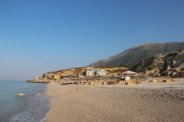 Praias incríveis de Dhermi, Albânia — Fotografia de Stock