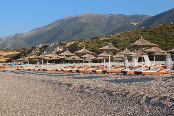 Praias incríveis de Dhermi, Albânia — Fotografia de Stock