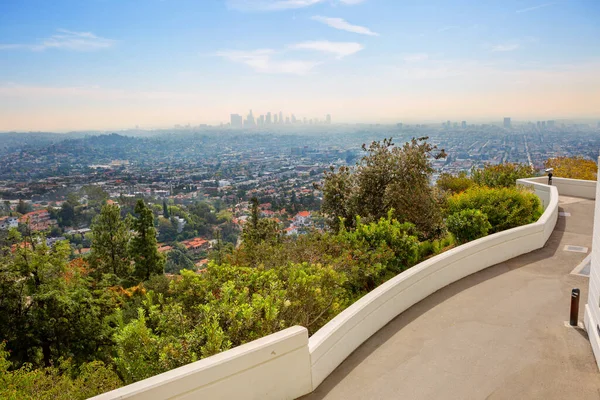 Los Angeles Stati Uniti Vista Della Città Dal Ponte Osservazione — Foto Stock