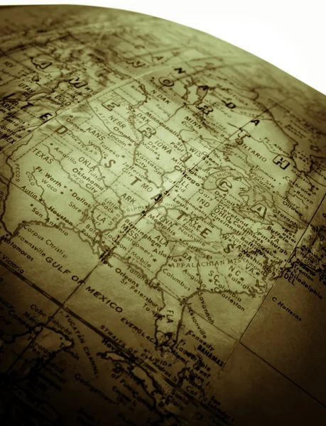 アンティーク アメリカ地図 — ストック写真